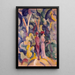 Maalauksen jäljennös Pariskunta metsäpolulla - August Macke