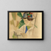 La femme du peintre lisant - August Macke — kehystetty taideteos seinällä