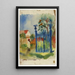Puutarhaportin maalaus - August Macke — näkymä teoksesta