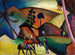 intiaaneista ratsain - August Macke — näkymä teoksesta