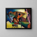 intiaaneista ratsain - August Macke — kehystetty taideteos seinällä