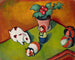 Little Walterin leluista - August Macke — näkymä teoksesta