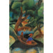 Maalauksen jäljennös Pariskunta veneessä - August Macke