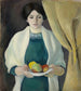 Portrait aux pommes - August Macke — näkymä teoksesta
