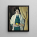 Portrait aux pommes - August Macke — kehystetty taideteos seinällä
