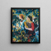 Kaksi tyttöä - August Macke — kehystetty taideteos seinällä