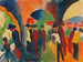 Sous les arcades de Thoune, un motif de promenade - August Macke — näkymä teoksesta