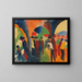 Sous les arcades de Thoune, un motif de promenade - August Macke — kehystetty taideteos seinällä