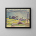 Hilterfingenin näkymä - August Macke — kehystetty taideteos seinällä