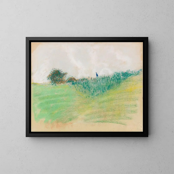 Chemin au Kreuzberg près de Bonn - August Macke — kehystetty taideteos seinällä
