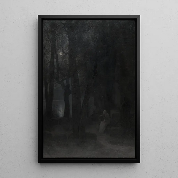 Maalauksen jäljennös Frithiofin onnen maalaus - August Malmström