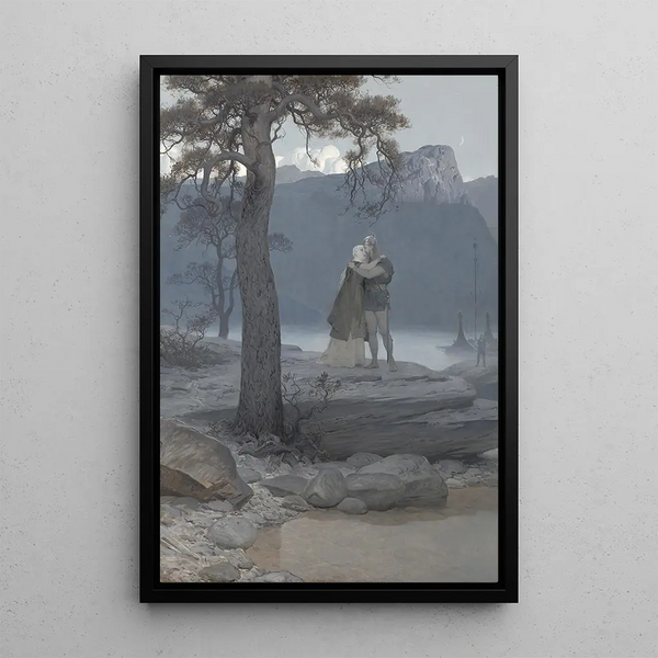 L'Adieu - August Malmström — kehystetty taideteos seinällä