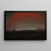 Aurora borealis - August Matthias Hagen — kehystetty taideteos seinällä