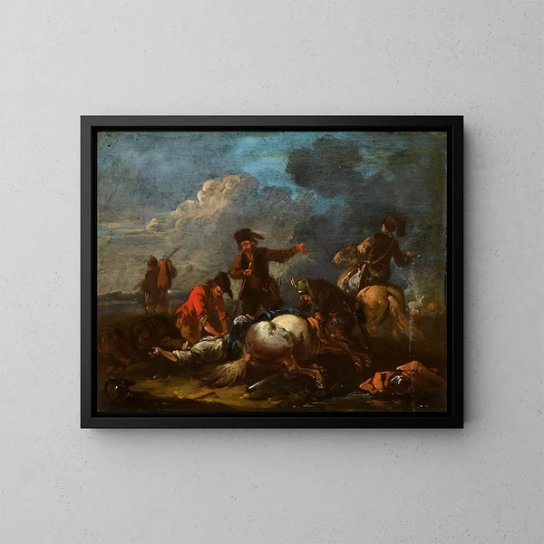 Voleur - August Querfurt — kehystetty taideteos seinällä