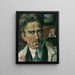 Autoportrait - August Rieger — kehystetty taideteos seinällä