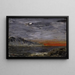 Auringonlaskun - August Strindberg — kehystetty taideteos seinällä