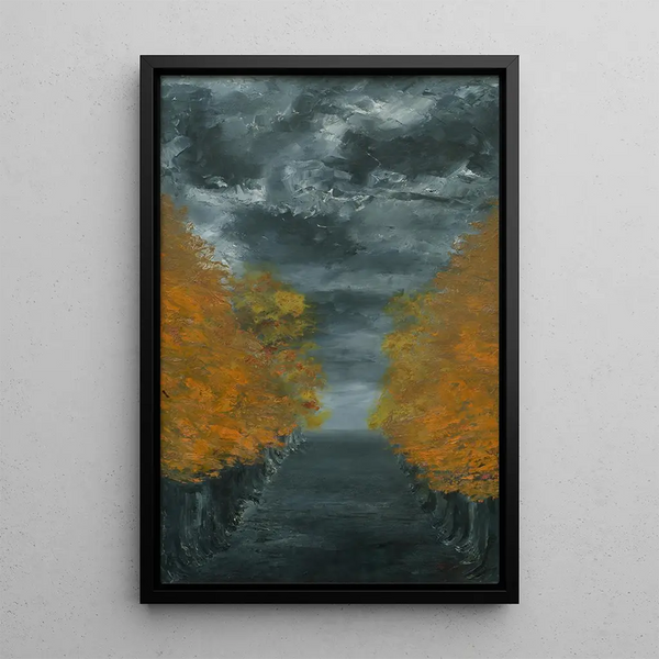 Avenue - August Strindberg — kehystetty taideteos seinällä