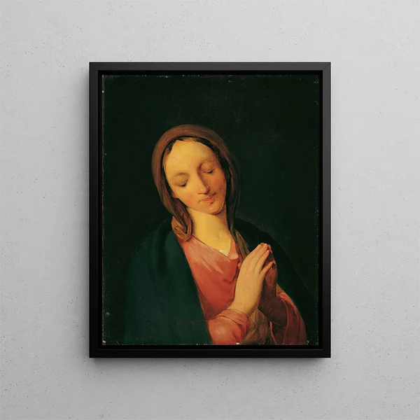 Madone - August von Pettenkofen — kehystetty taideteos seinällä