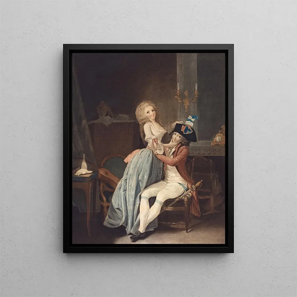 Le Cocarde nationale - Auguste Claude Simon Legrand jälkeen Louis Léopold Boilly — kehystetty taideteos seinällä