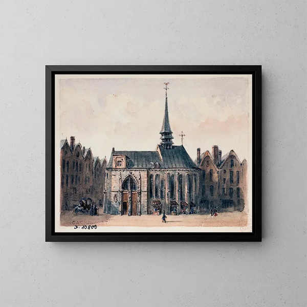 Église Sainte-Geneviève des Ardents - Auguste Sébastien Bénard — kehystetty taideteos seinällä