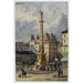 La place du Châtelet et la fontaine des Palmiers - Auguste Sébastien Bénard — näkymä teoksesta