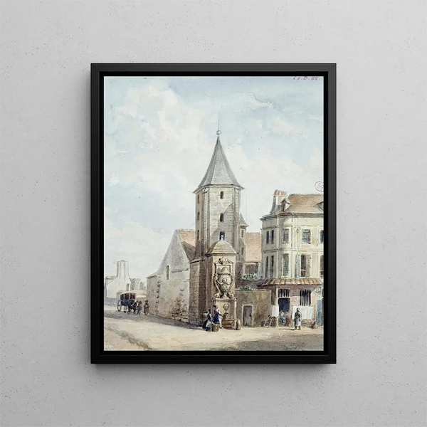AugusteSbastien Bnard - Tour dAlexandre restes de labbaye Saint Victor Tour dangle des btiments abbatiaux.webp
