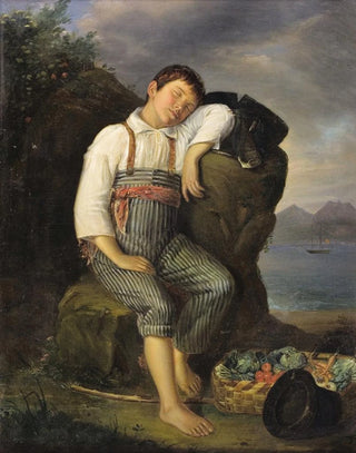 Auguste Alexandre Guillaumot - A Roadside Nap.webp