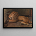 Leijona Artis Amsterdamista - Auguste Allébé — kehystetty taideteos seinällä