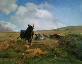 Auguste Bonheur - Leader Of The Herd.webp