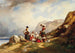 Lavandières vuoristomajavan järvellä - Auguste Delacroix — näkymä teoksesta