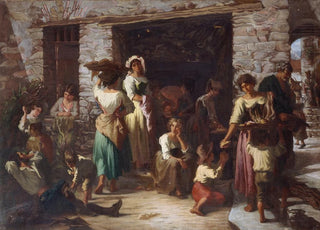 Auguste Dutuit - Scne de rue en Italie.webp