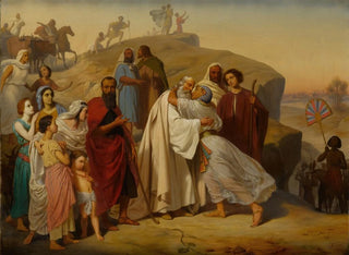 Auguste JeanBaptiste Leloir - Joseph Greeting Jacob.webp
