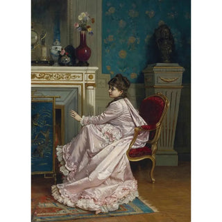 Auguste Toulmouche - Au Coin De Feu.webp