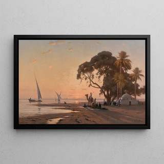 Auguste Veillon - The banks of the nile.webp