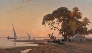 Auguste Veillon - The banks of the nile.webp