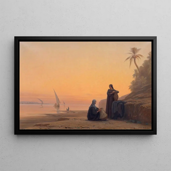 Auguste Veillon - Women carrying water by the Nile.webp