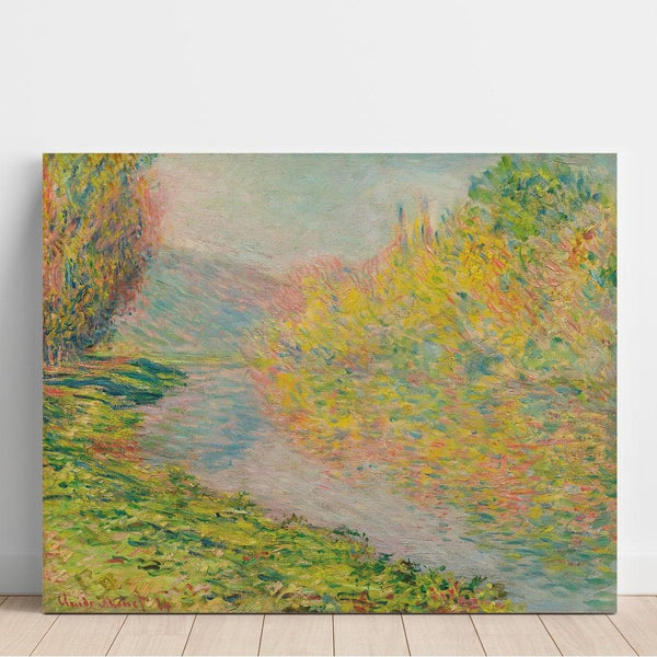 Maalauksen jäljennös Syksy Jeufossessa - Claude Monet