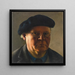 Autoportrait - Arthur Segal — kehystetty taideteos seinällä