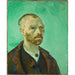 Maalauksen jäljennös Autoportrait (Dédié à Paul Gauguin) - Vincent van Gogh