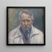 Autoportrait - Karl Schou — kehystetty taideteos seinällä