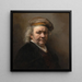 Autoportrait - Rembrandt van Rijn — kehystetty taideteos seinällä