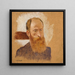 Itsekuvaus Villeneuve-sur-Yonne - Édouard Vuillard — kehystetty taideteos seinällä
