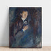 Maalauksen jäljennös Autoportrait à la cigarette - Edvard Munch