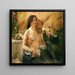 Autoportrait avec sa femme Charlotte Berend-Corinth et un verre de sekt - Lovis Corinth — kehystetty taideteos seinällä