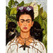 Maalauksen jäljennös Frida Kahlo - Itsekuvaus piikkikoristeen kanssa