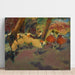 Maalauksen jäljennös Ennen esitystä - Edgar Degas