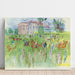 Maalauksen jäljennös Ennen lähtöä, Ascot - Raoul Dufy