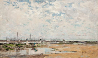 Axel Lindman - The Beach at Villerville Normandy.webp