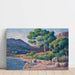 Maalauksen jäljennös Baigneurs à Saint-Tropez - Maximilien Luce