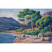 Maalauksen jäljennös Baigneurs à Saint-Tropez - Maximilien Luce